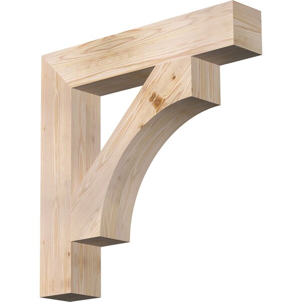 Ekena Millwork Westlake Block Smooth Bracket, Douglas Fir, 5 1/2"W x 32"D x 32"H BKT06X32X32WTL05SDF - main
